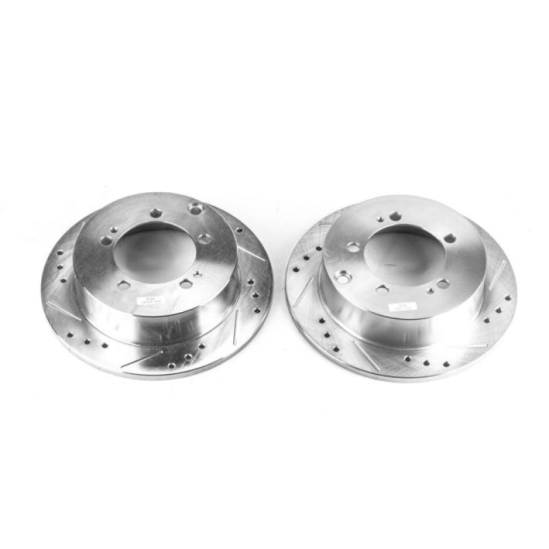 Power Stop 95-05 Chrysler Sebring Rear Evolution Drilled & Slotted Rotors - Pair - JBR772XPR