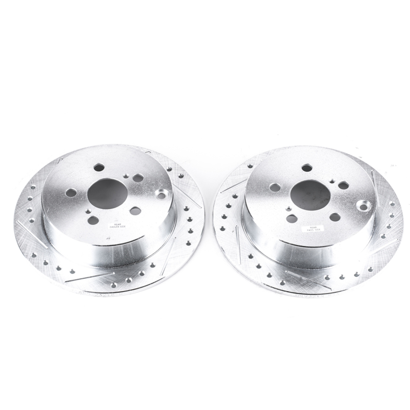Power Stop 03-06 Pontiac Vibe Rear Evolution Drilled & Slotted Rotors - Pair - JBR932XPR