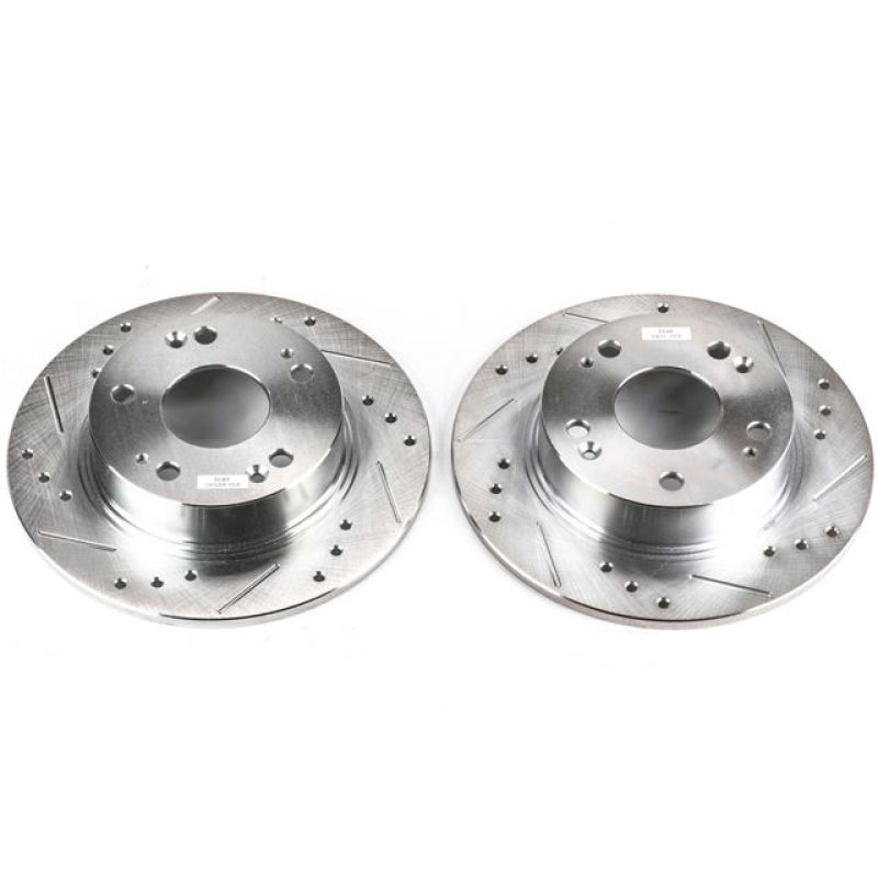 Power Stop 04-08 Acura TSX Rear Evolution Drilled & Slotted Rotors - Pair - JBR964XPR