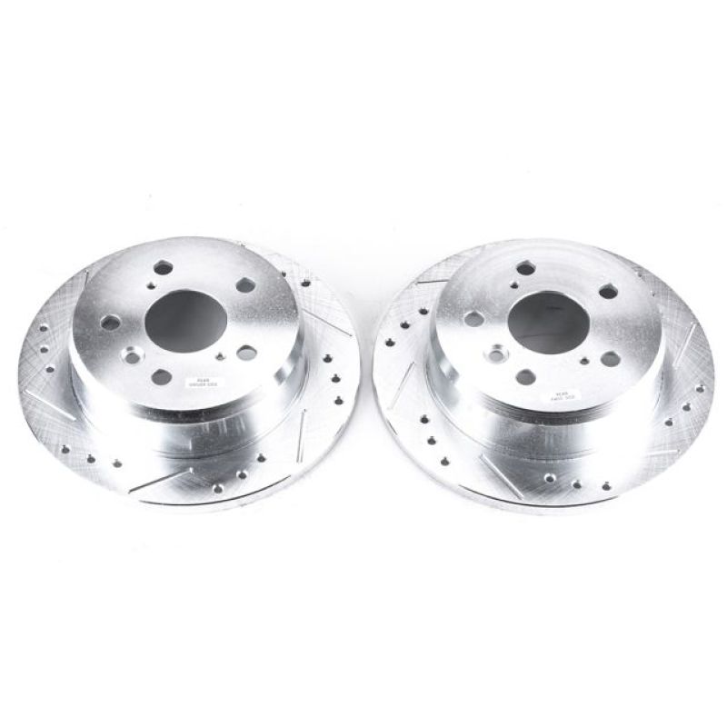 Power Stop 02-03 Lexus ES300 Rear Evolution Drilled & Slotted Rotors - Pair - JBR973XPR