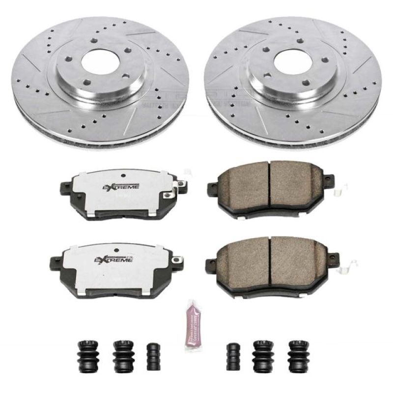 Power Stop 03-05 Infiniti FX35 Front Z26 Street Warrior Brake Kit - K091-26