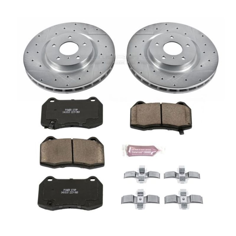 Power Stop 03-04 Infiniti G35 Front Z23 Evolution Sport Brake Kit - K104