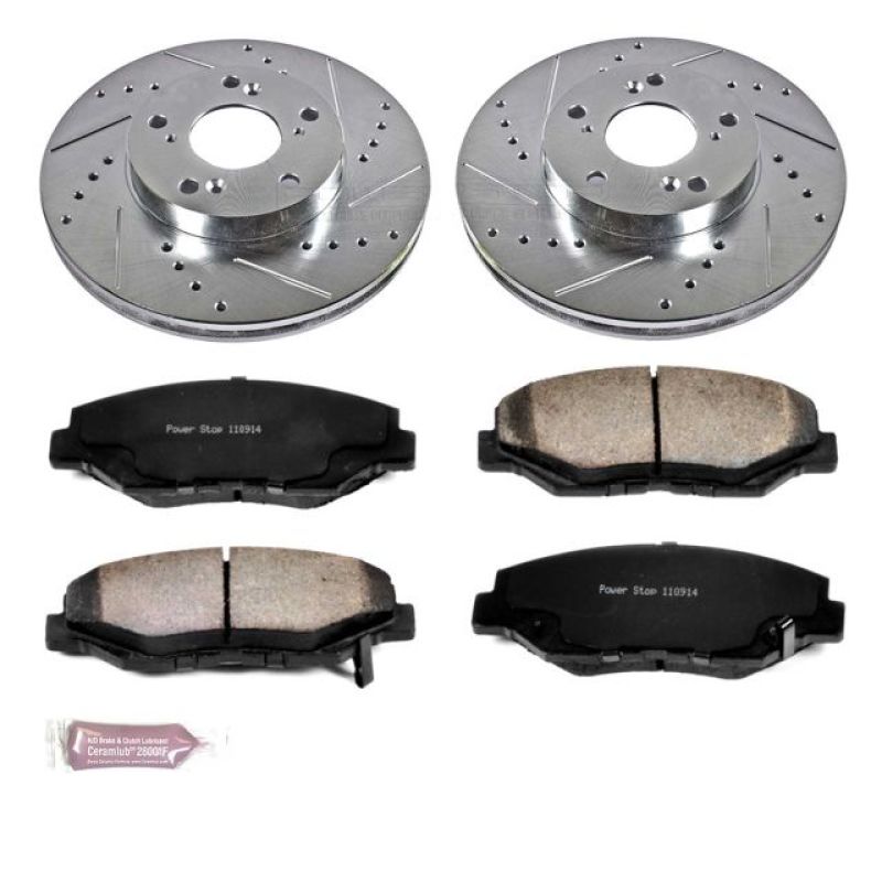 Power Stop 14-15 Acura ILX Front Z36 Truck & Tow Brake Kit - K1043-36