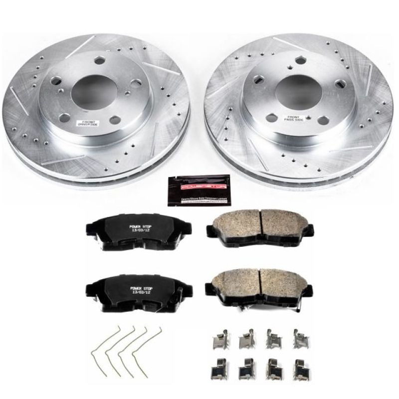 Power Stop 92-01 Toyota Camry Front Z23 Evolution Sport Brake Kit - K1052
