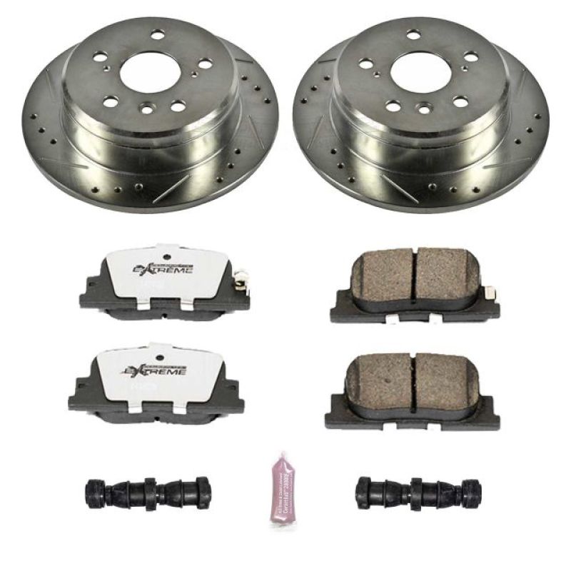 Power Stop 00-01 Lexus ES300 Rear Z26 Street Warrior Brake Kit - K1084-26