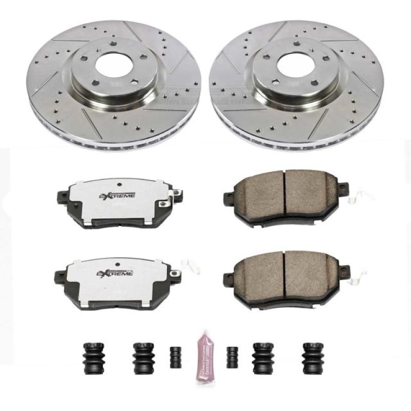 Power Stop 07-08 Nissan Maxima Front Z26 Street Warrior Brake Kit - K116-26