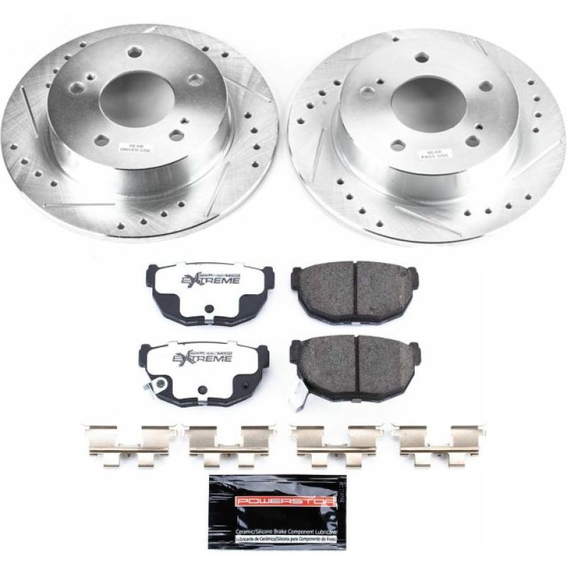 Power Stop 94-98 Nissan 240SX Rear Z26 Street Warrior Brake Kit - K1174-26