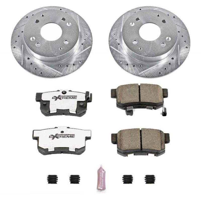 Power Stop 98-99 Acura CL Rear Z26 Street Warrior Brake Kit - K1244-26
