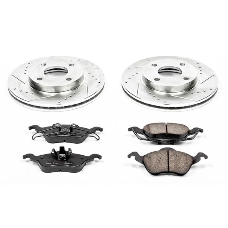 Power Stop 00-04 Ford Focus Front Z23 Evolution Sport Brake Kit - K1358