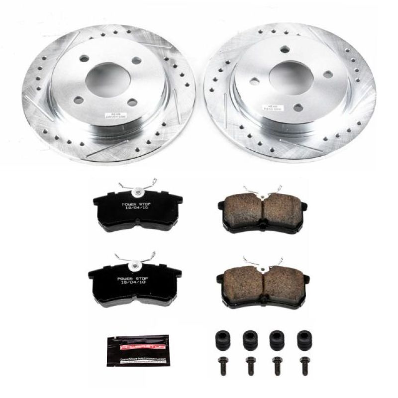 Power Stop 14-19 Ford Fiesta Rear Z23 Evolution Sport Brake Kit - K1363