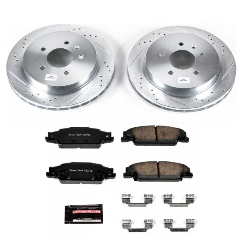 Power Stop 03-07 Cadillac CTS Rear Z23 Evolution Sport Brake Kit - K1425