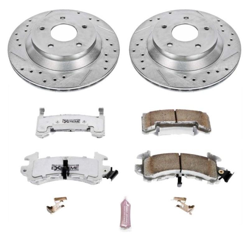 Power Stop 88-95 Chevrolet Corvette Front Z26 Street Warrior Brake Kit - K1517-26