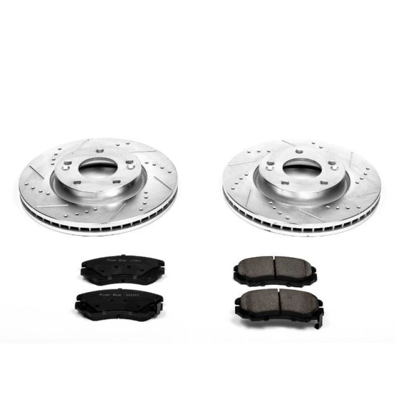 Power Stop 06-10 Hyundai Sonata Front Z23 Evolution Sport Brake Kit - K165