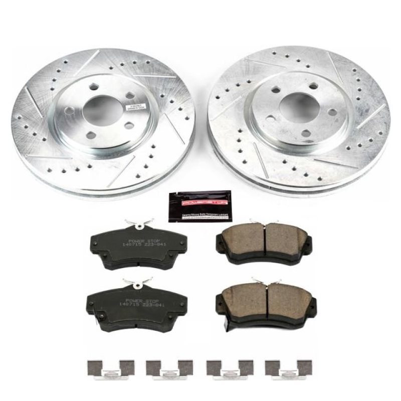 Power Stop 03-09 Chrysler PT Cruiser Front Z23 Evolution Sport Brake Kit - K1706