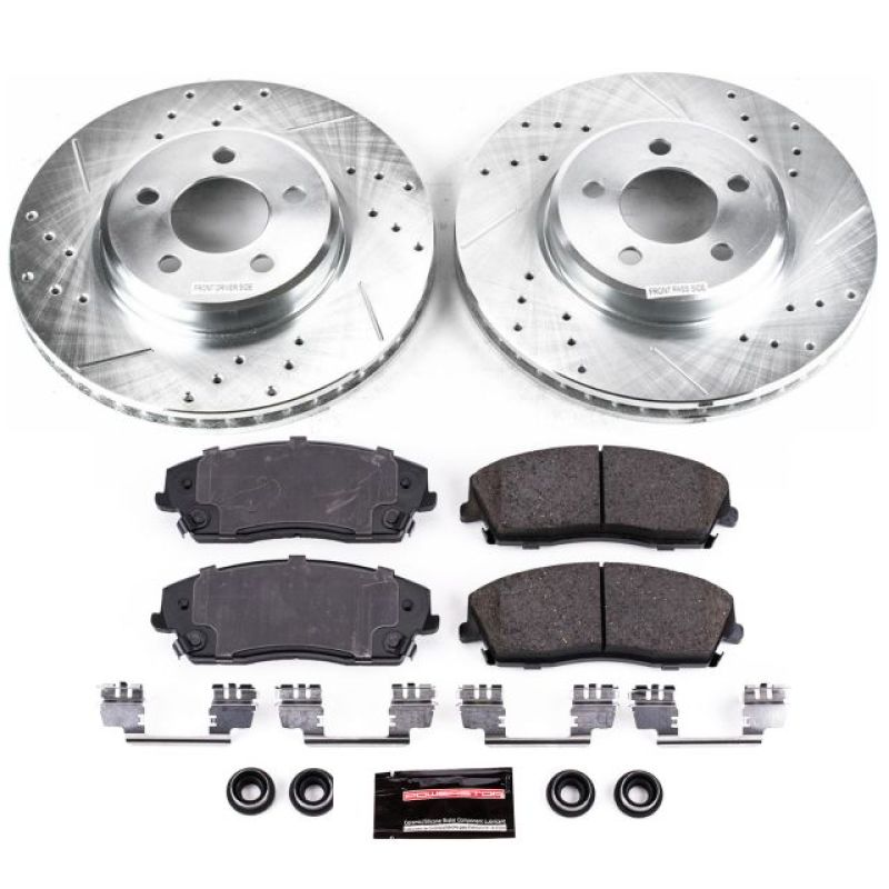 Power Stop 05-19 Chrysler 300 Front Z23 Evolution Sport Brake Kit - K1714