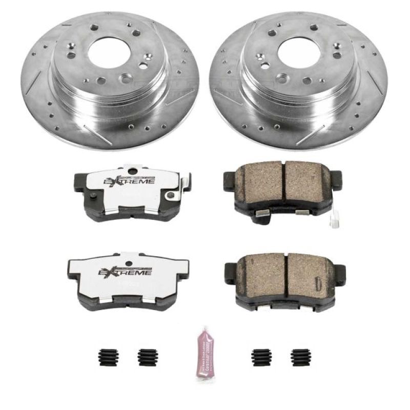 Power Stop 99-03 Acura TL Rear Z26 Street Warrior Brake Kit - K2308-26