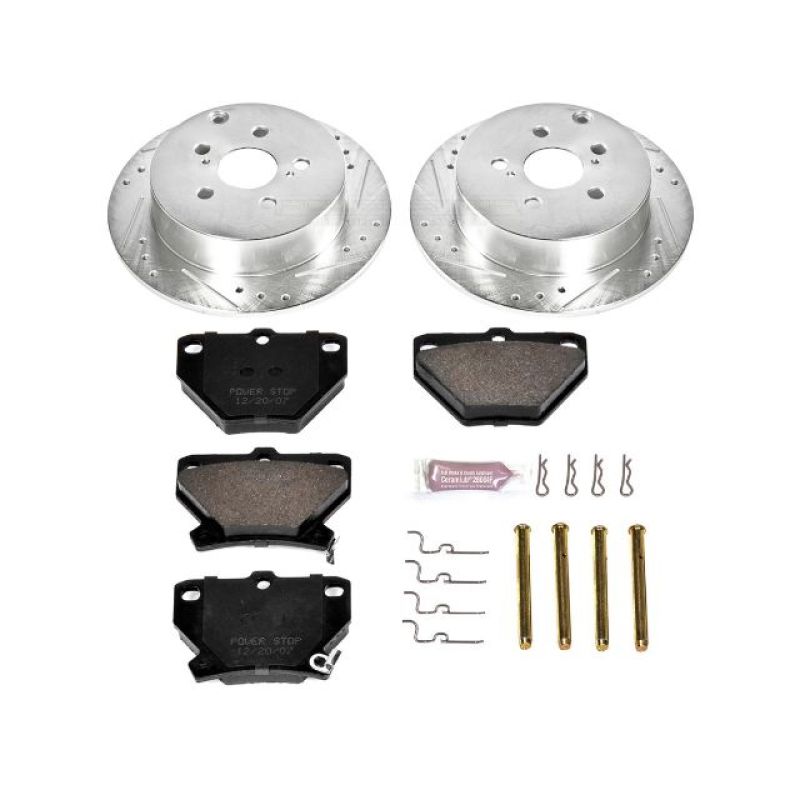 Power Stop 03-06 Pontiac Vibe Rear Z23 Evolution Sport Brake Kit - K2318