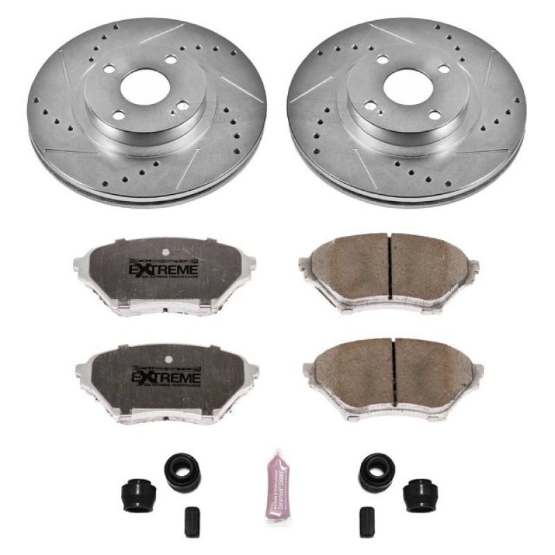 Power Stop 01-05 Mazda Miata Front Z26 Street Warrior Brake Kit - K2353-26