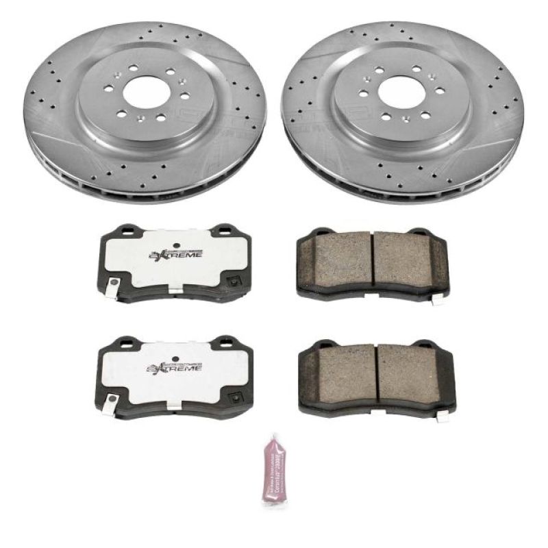 Power Stop 04-07 Cadillac CTS Rear Z26 Street Warrior Brake Kit - K2945-26