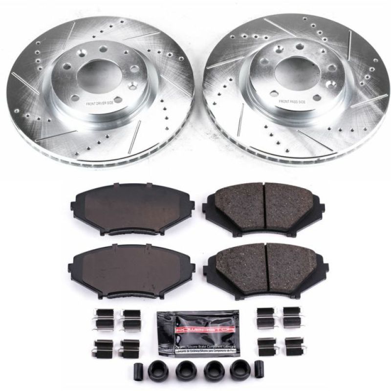 Power Stop 04-08 Mazda RX-8 Front Z23 Evolution Sport Brake Kit - K2964