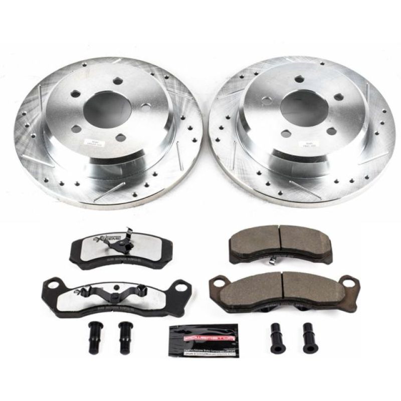 Power Stop 1993 Ford Mustang Front Z26 Street Warrior Brake Kit - K3021-26