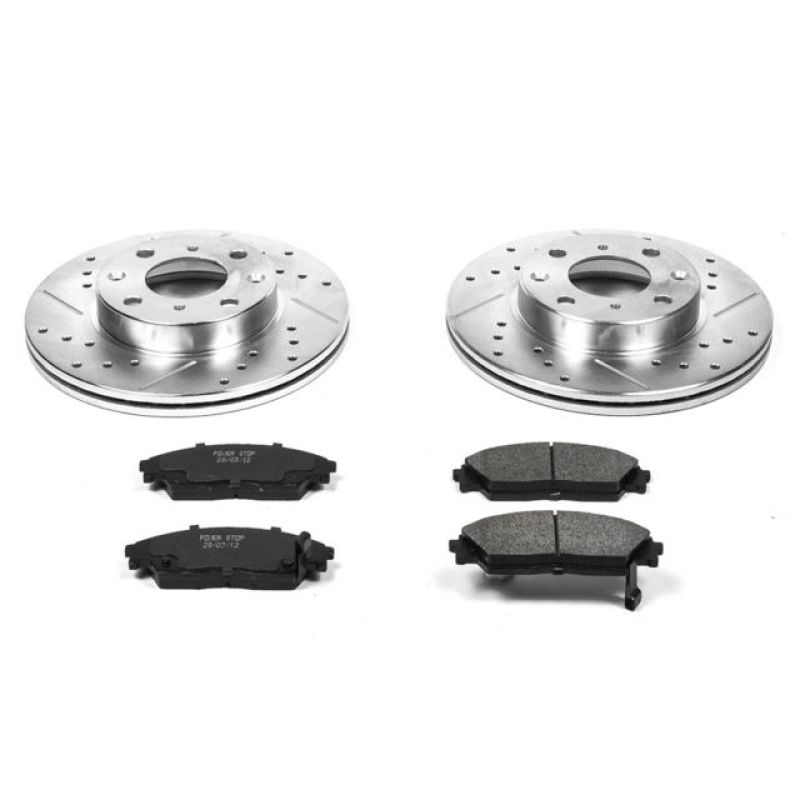 Power Stop 90-91 Honda Civic Front Z23 Evolution Sport Brake Kit - K402