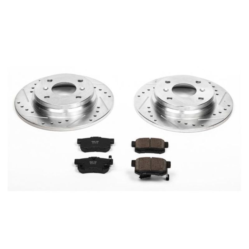 Power Stop 92-96 Honda Prelude Rear Z23 Evolution Sport Brake Kit - K407