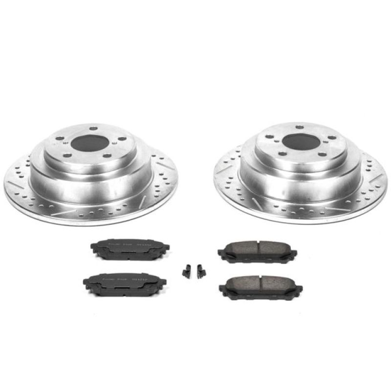 Power Stop 05-06 Saab 9-2X Rear Z23 Evolution Sport Brake Kit - K447