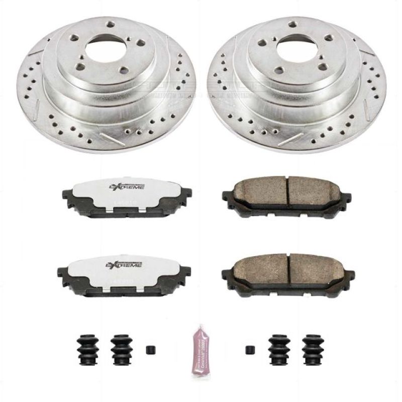 Power Stop 05-06 Saab 9-2X Rear Z26 Street Warrior Brake Kit - K447-26