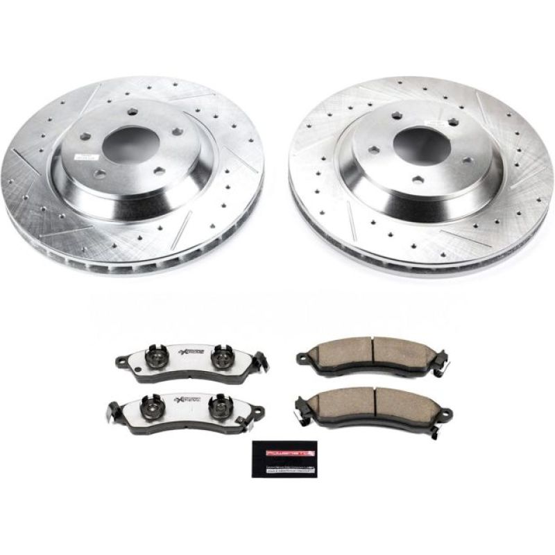 Power Stop 88-96 Chevrolet Corvette Front Z26 Street Warrior Brake Kit - K4913-26