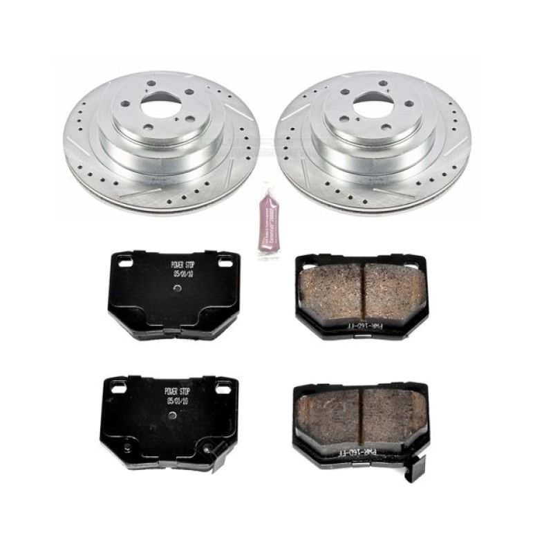 Power Stop 06-07 Subaru Impreza Rear Z23 Evolution Sport Brake Kit - K4932