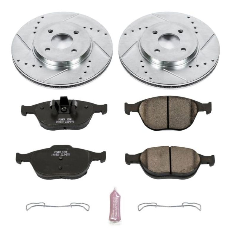Power Stop 02-04 Ford Focus Front Z23 Evolution Sport Brake Kit - K5101