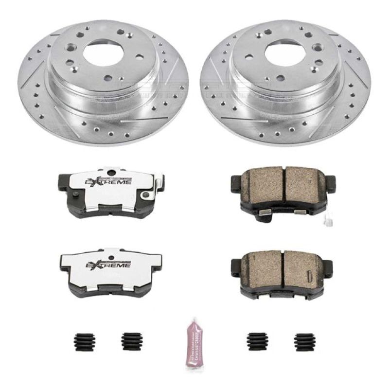 Power Stop 04-08 Acura TL Rear Z26 Street Warrior Brake Kit - K5399-26