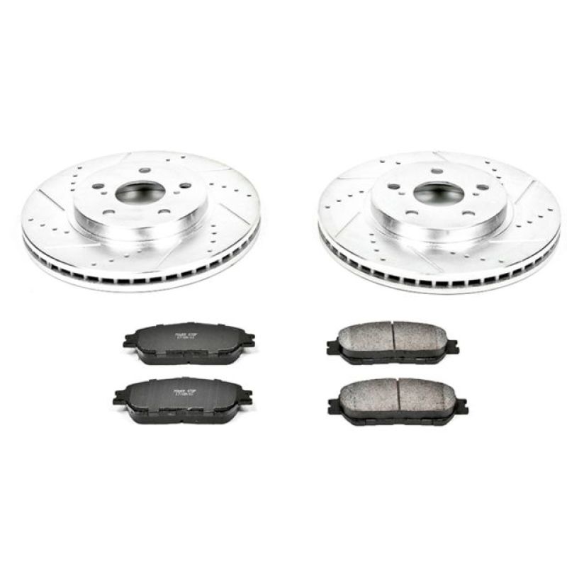 Power Stop 05-07 Toyota Avalon Front Z23 Evolution Sport Brake Kit - K5438