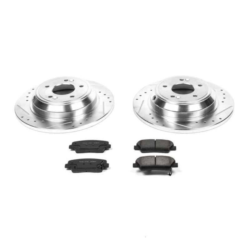 Power Stop 2009 Hyundai Genesis Rear Z23 Evolution Sport Brake Kit - K5847