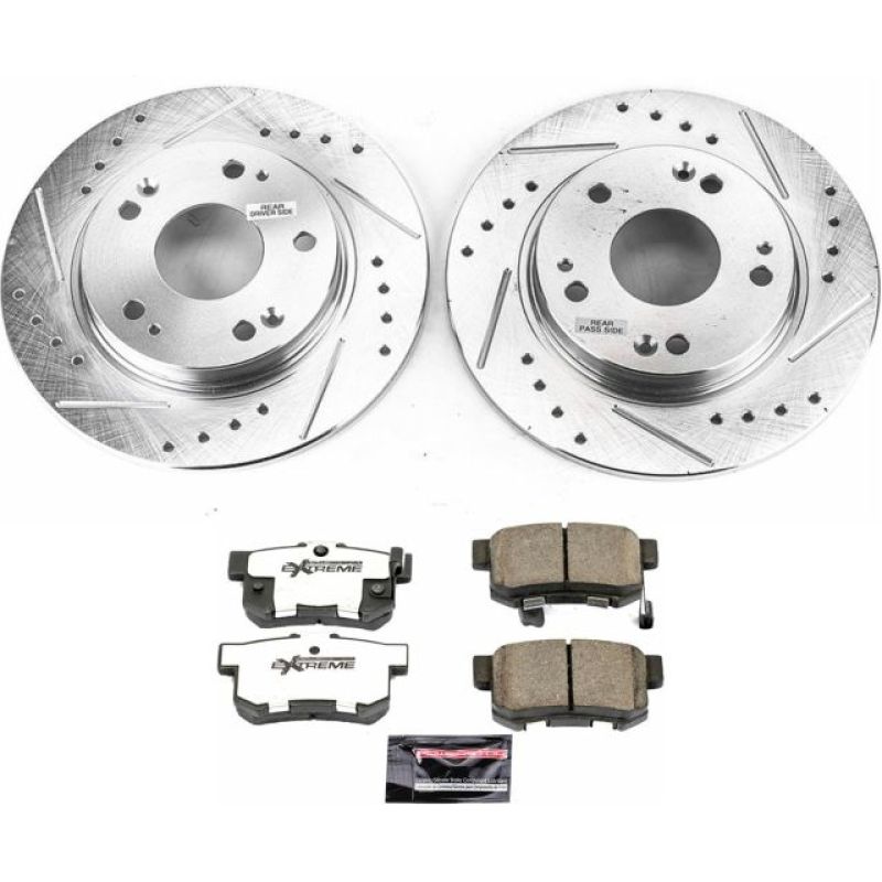 Power Stop 11-15 Honda CR-Z Rear Z26 Street Warrior Brake Kit - K5860-26