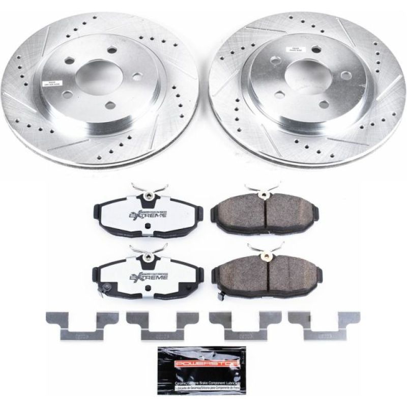 Power Stop 2012 Ford Mustang Rear Z26 Street Warrior Brake Kit - K5941-26
