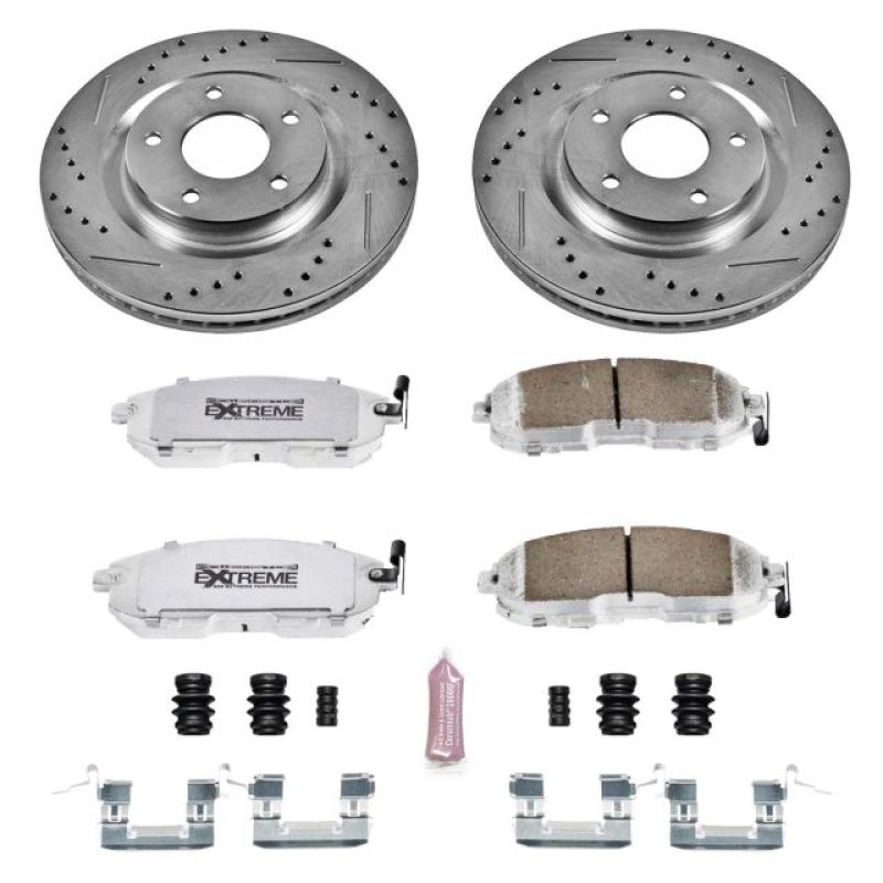 Power Stop 11-17 Nissan Juke Front Z26 Street Warrior Brake Kit - K6094-26