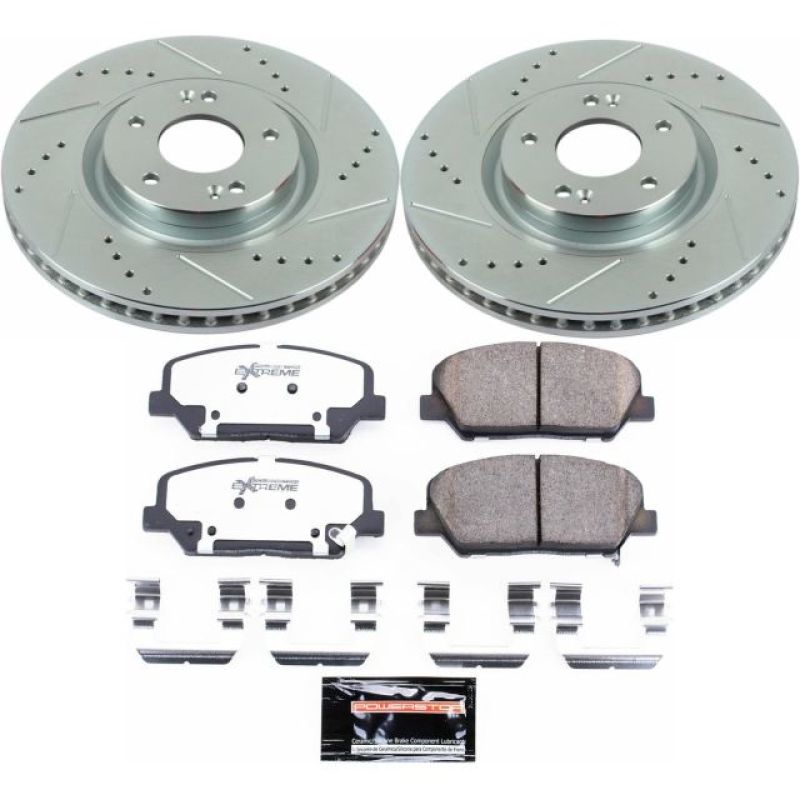 Power Stop 11-15 Kia Optima Front Z26 Street Warrior Brake Kit - K6324-26