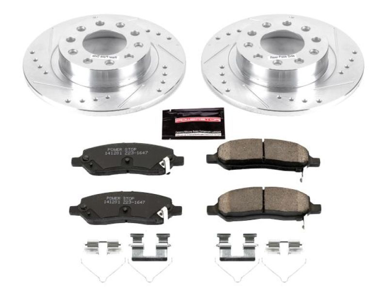 Power Stop 13-16 Dodge Dart Rear Z23 Evolution Sport Brake Kit - K6371