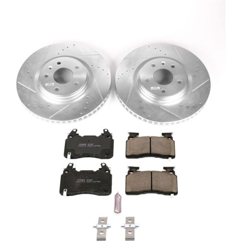 Power Stop 14-19 Chevrolet Corvette Front Z23 Evolution Sport Brake Kit - K6534
