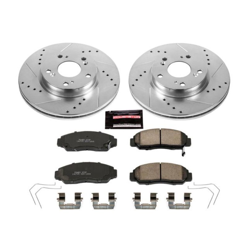 Power Stop 12-15 Honda Civic Front Z23 Evolution Sport Brake Kit - K6766