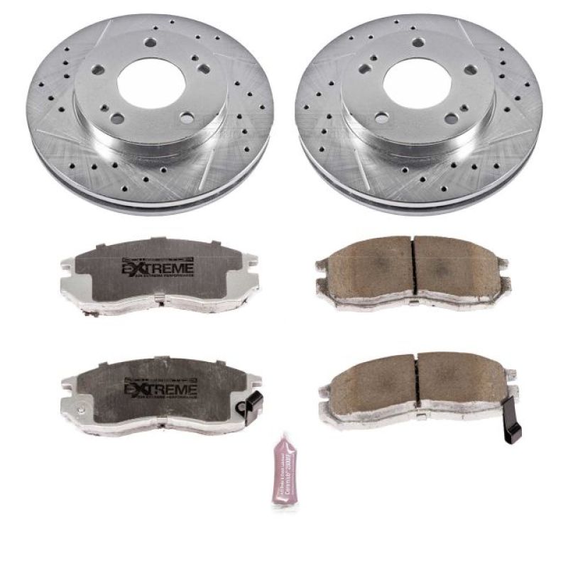 Power Stop 95-05 Chrysler Sebring Front Z26 Street Warrior Brake Kit - K681-26