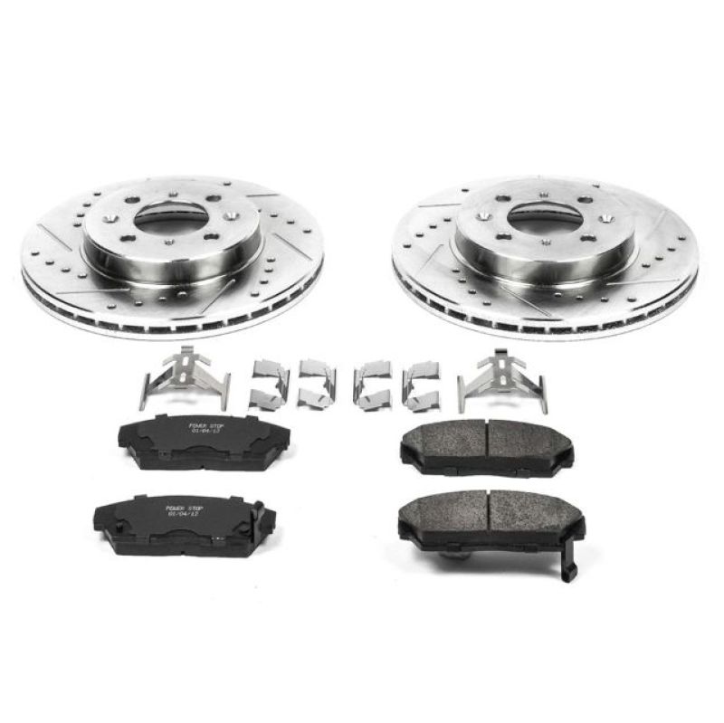 Power Stop 90-93 Acura Integra Front Z23 Evolution Sport Brake Kit - K688