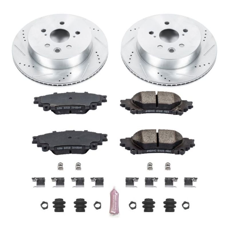 Power Stop 14-15 Lexus IS250 Rear Z23 Evolution Sport Brake Kit - K6928