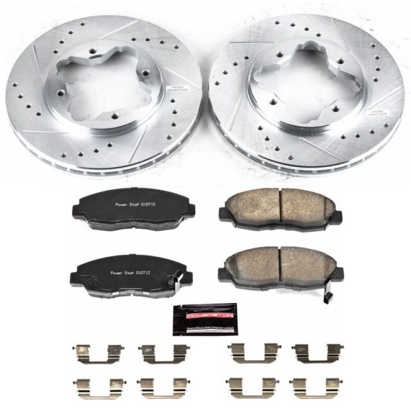 Power Stop 1997 Acura CL Front Z23 Evolution Sport Brake Kit - K697