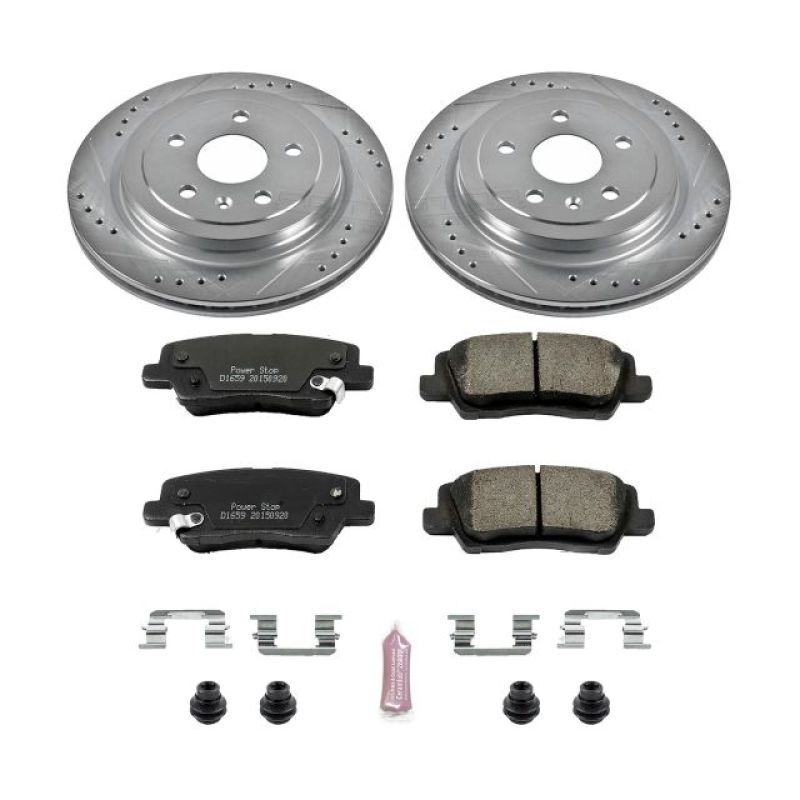 Power Stop 14-18 Cadillac CTS Rear Z23 Evolution Sport Brake Kit - K6991