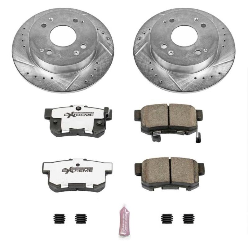 Power Stop 1997 Acura CL Rear Z26 Street Warrior Brake Kit - K701-26