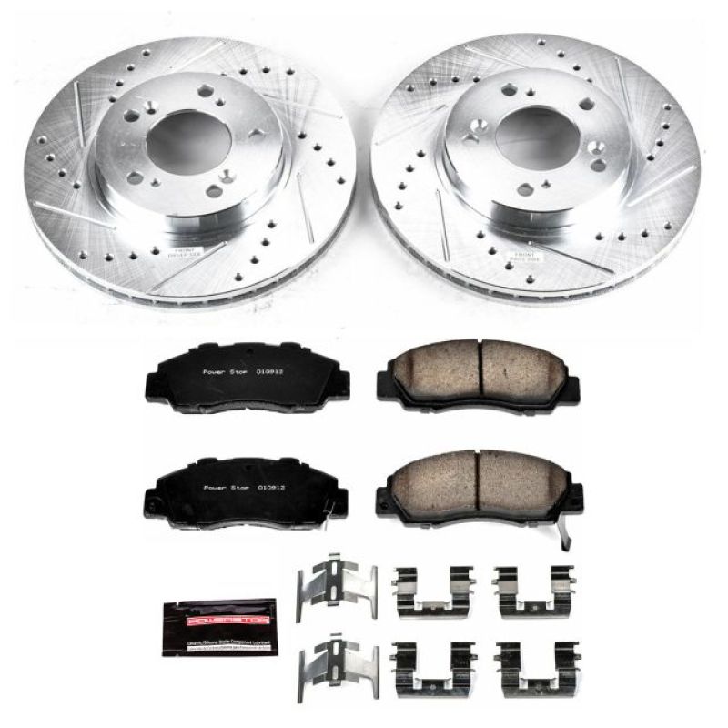 Power Stop 97-01 Acura Integra Front Z23 Evolution Sport Brake Kit - K704