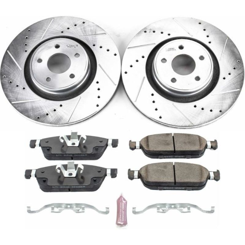Power Stop 15-18 Ford Focus Front Z23 Evolution Sport Brake Kit - K7147